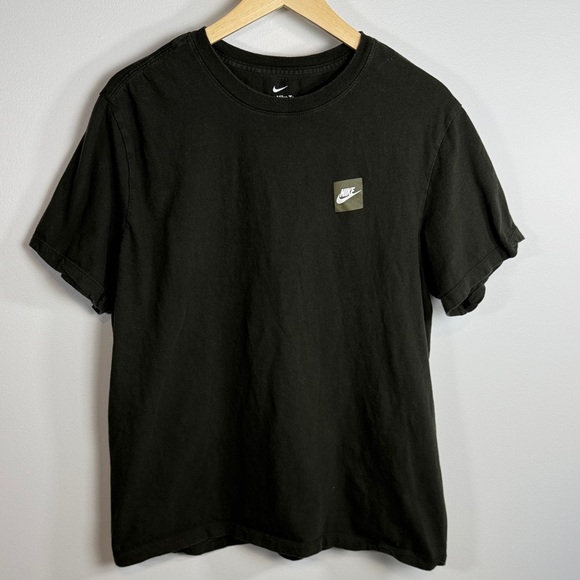 Nike Other - Nike Men's Olive Green Box Logo Graphic T-Shirt Large